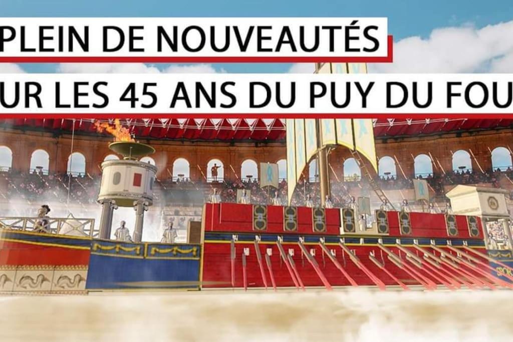 L'Ange Gite De Groupe Proche Du Puy Du Fou Sevremont Экстерьер фото